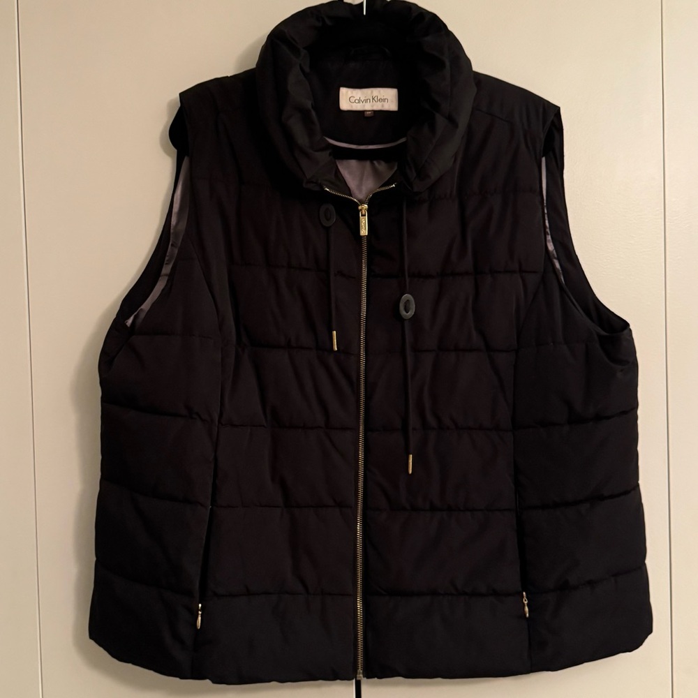 Calvin Klein Black Puffer Vest